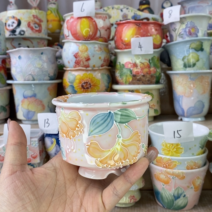 【闪购商品】陶瓷花**夏
