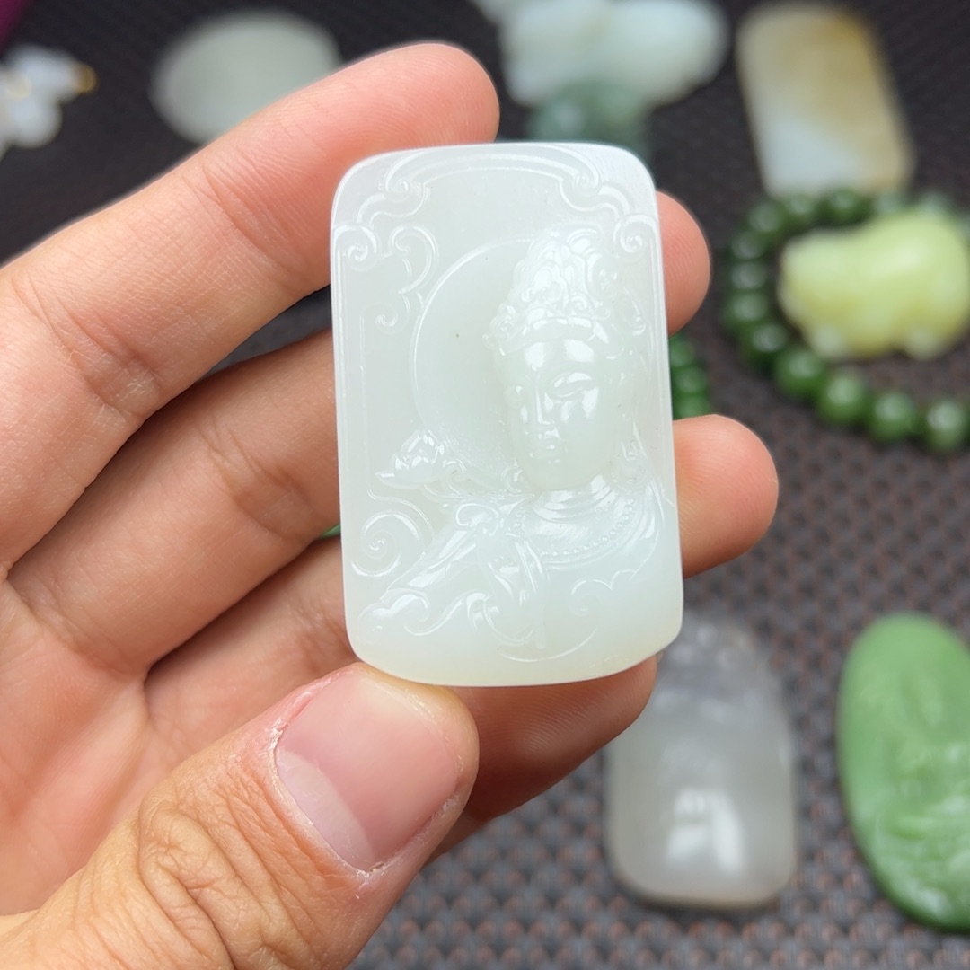 和田玉挂件未镶嵌