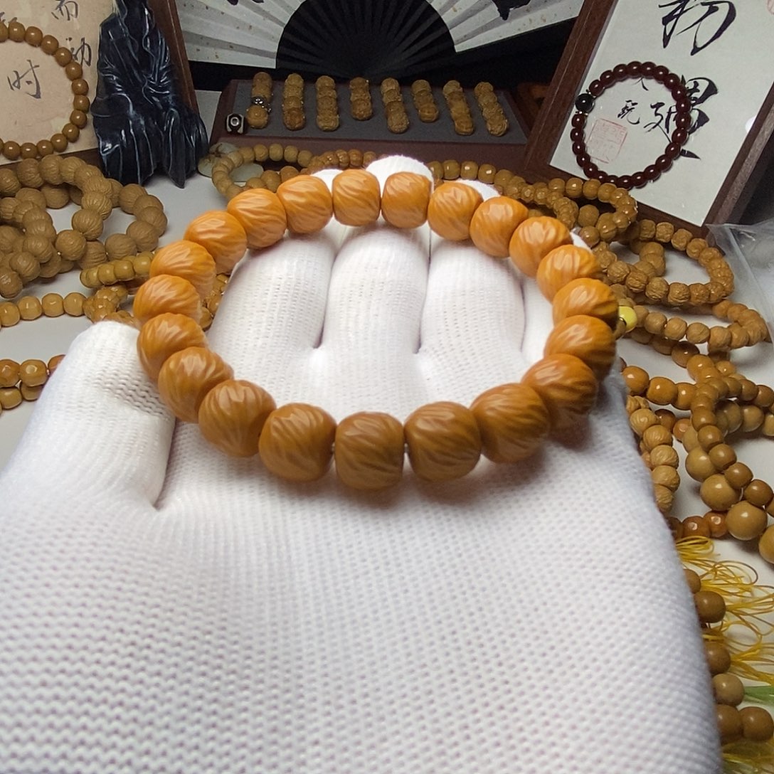 猴头核桃手串桥**镜全品云锦