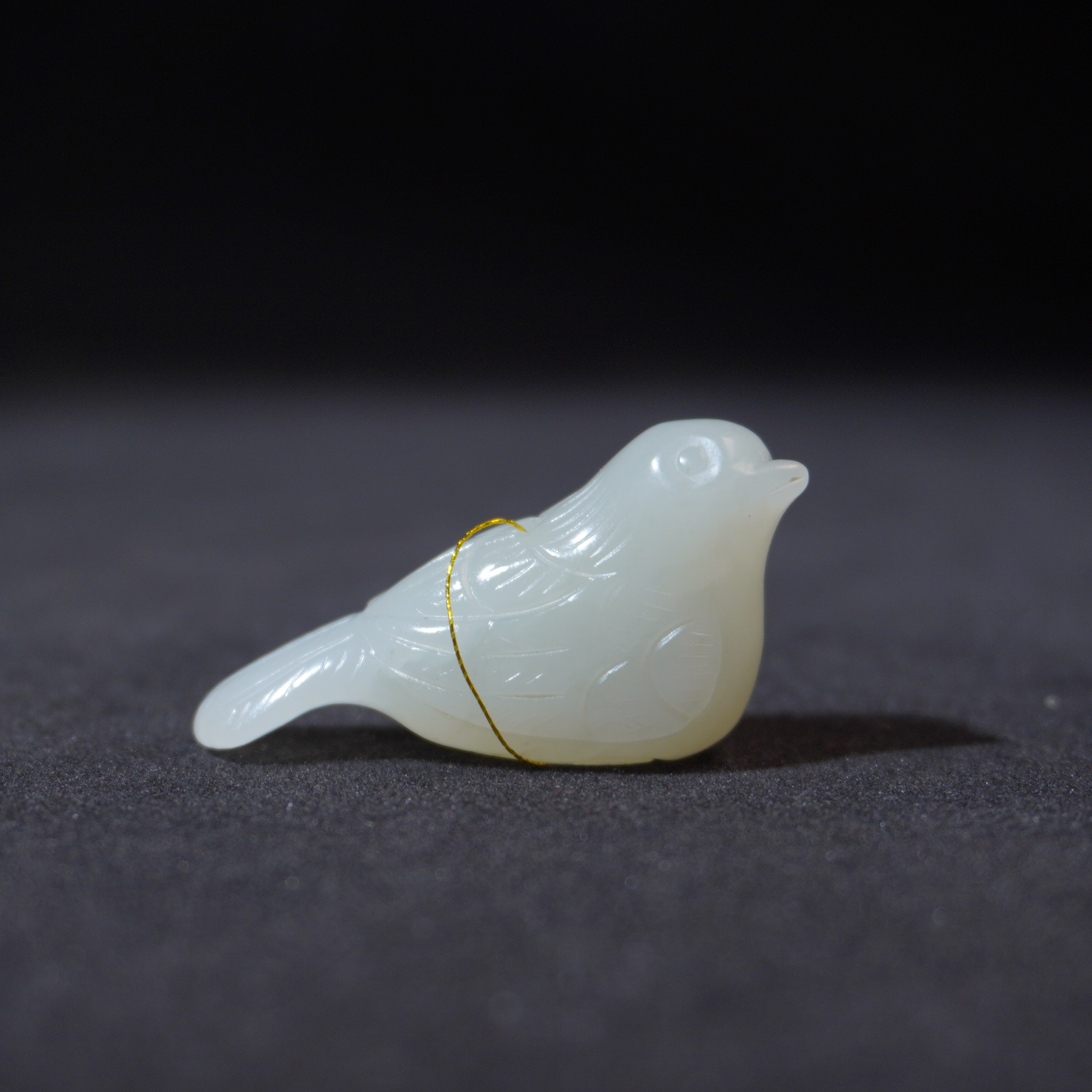 65G42  清  和田玉玉鸟吊坠