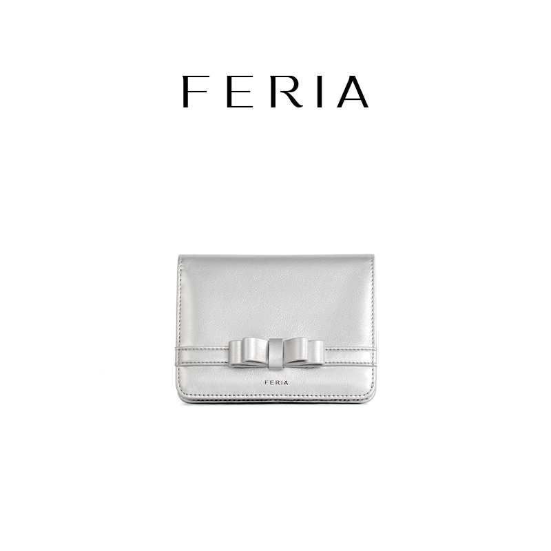 FERIA【蝴蝶结护照夹】FE505B769韩国小众品牌简约卡包LL