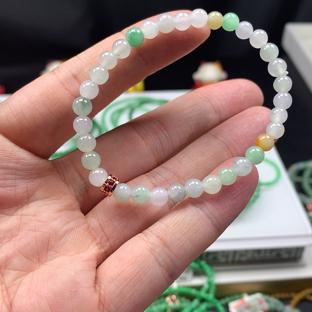 未镶嵌翡翠手链翡翠