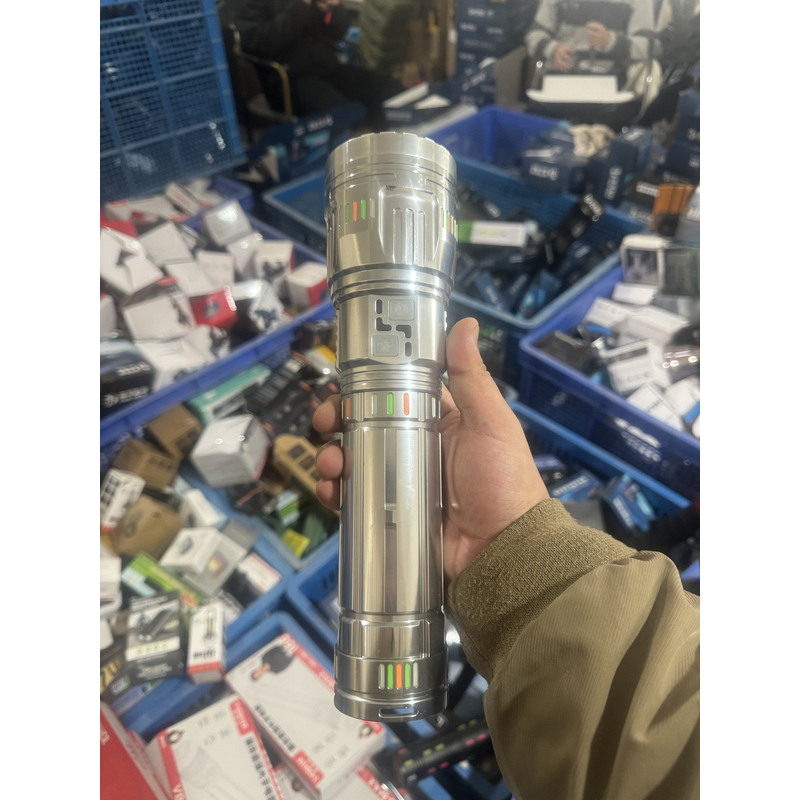 【微瑕一组电池】G678【限定版夜魂】超亮大功率铝合金变焦强光手电筒