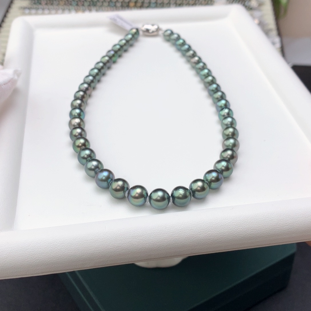海水珍珠颈饰银S925镶嵌