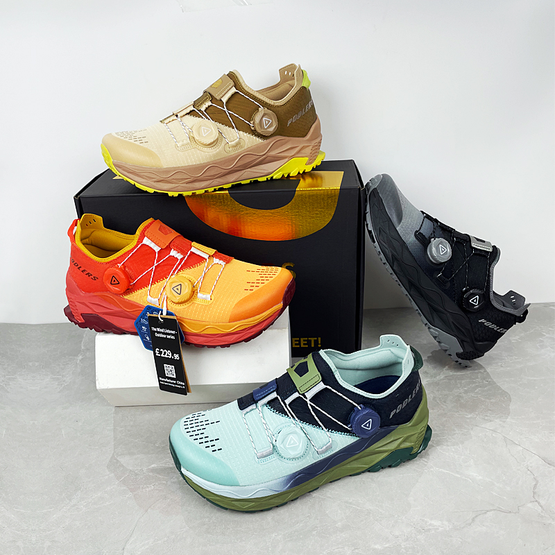 玻德利PODLERS双纽扣鞋宽楦透气防滑耐磨百搭户外徒步登山鞋41313