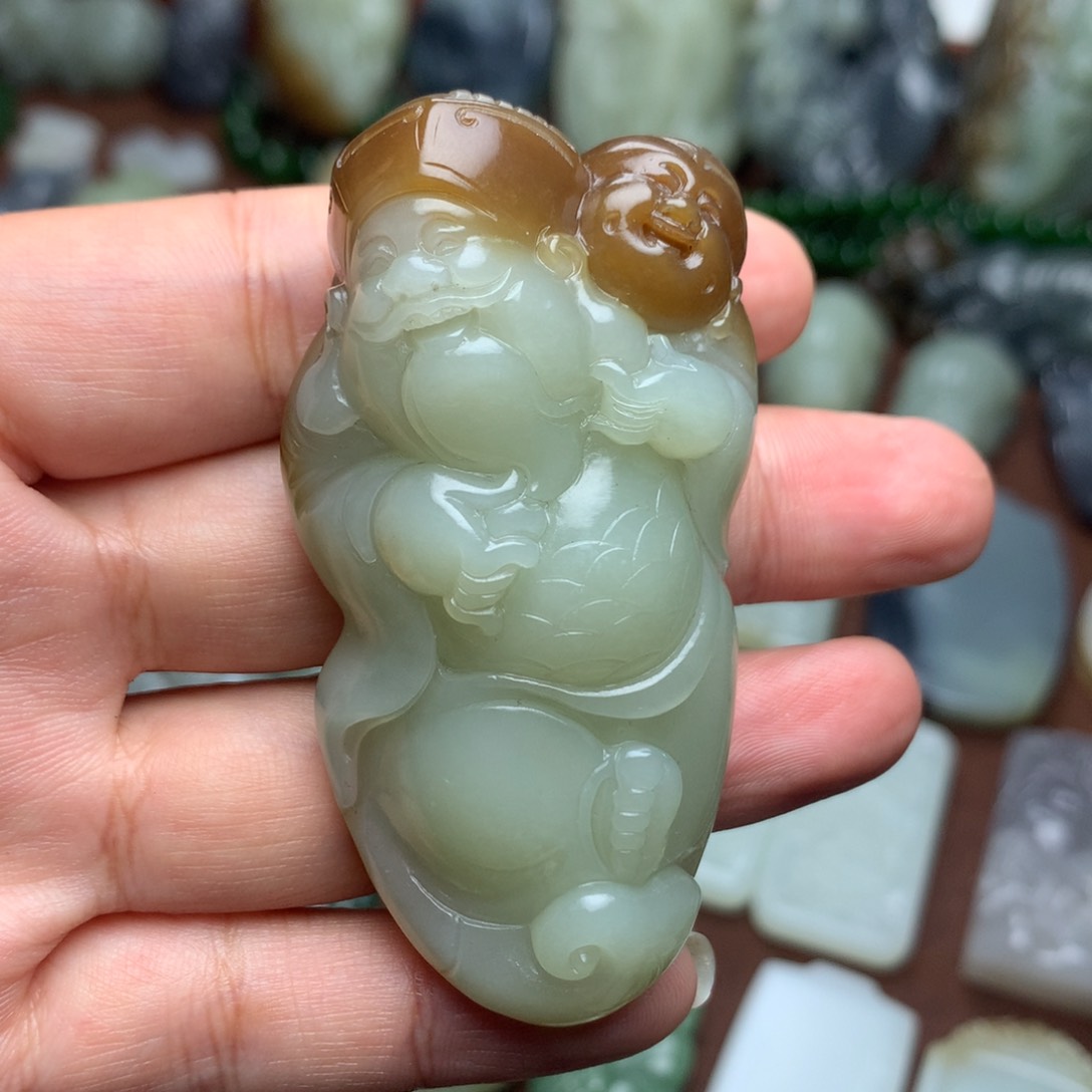 和田玉挂件未镶嵌