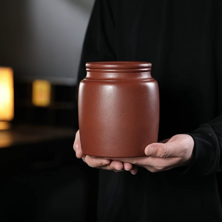 一斤左右容量家用防潮避光不闷茶散茶缸