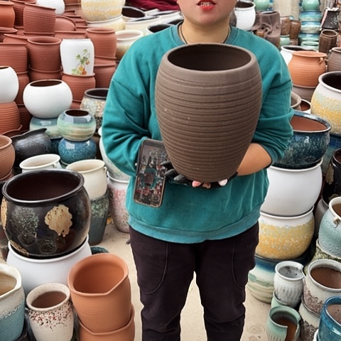 口20高28瑕疵盆子。