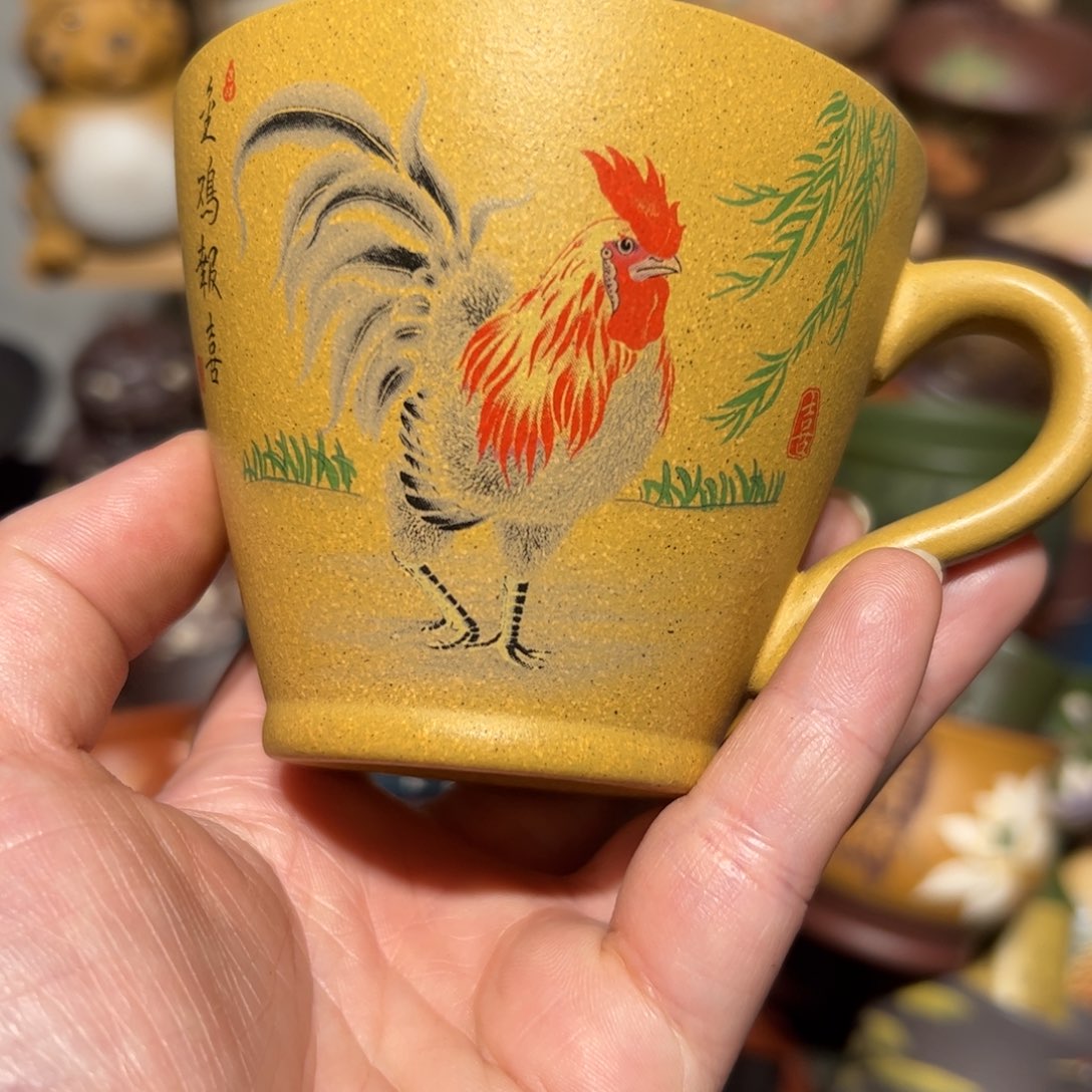 紫砂茶杯宜兴紫砂主人杯