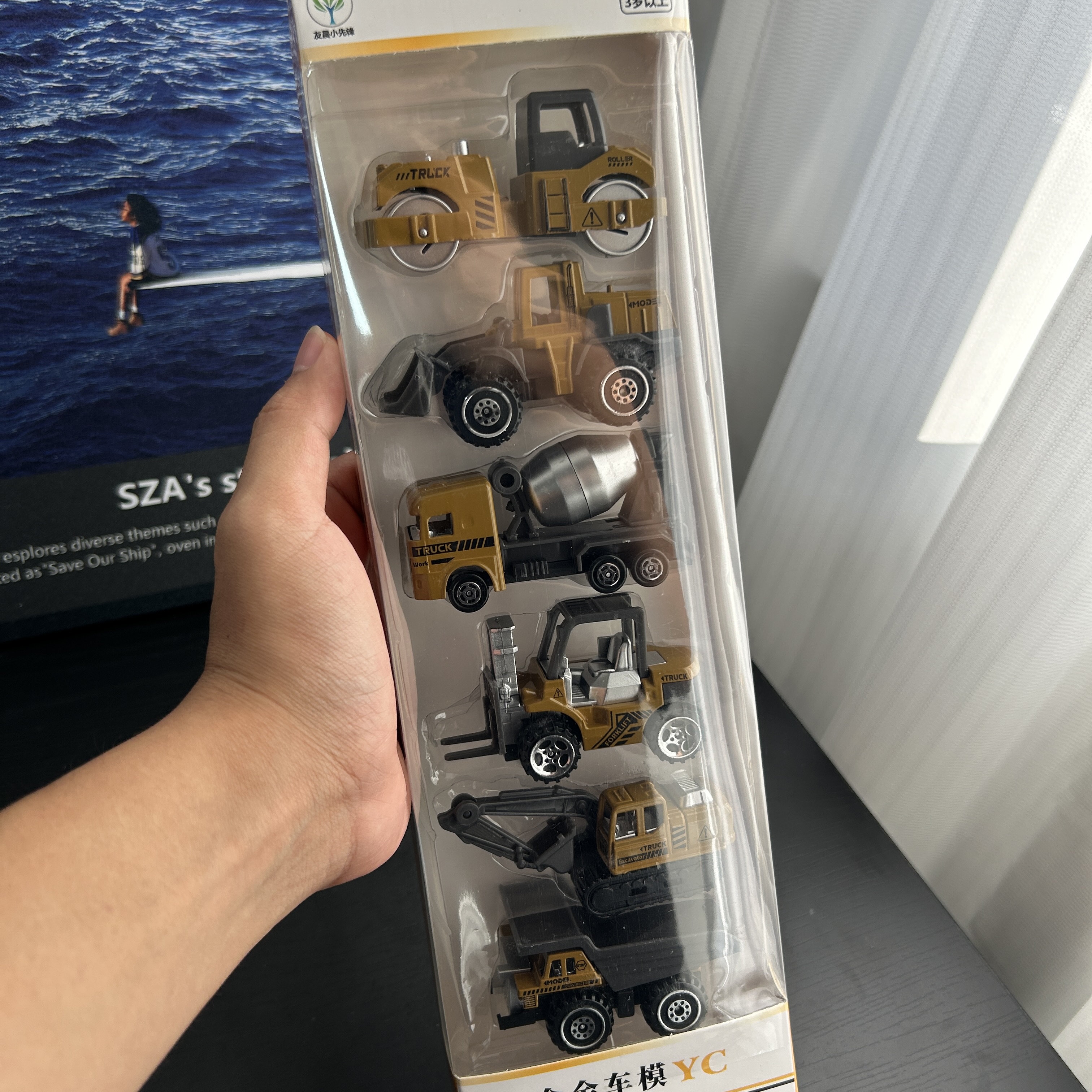 合金口袋小车工程条车模型车6