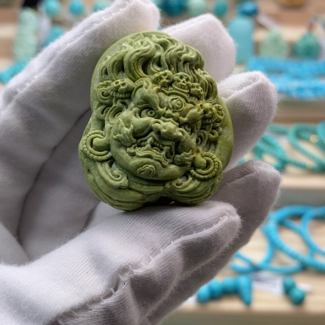 绿松石珠宝奇石未镶嵌