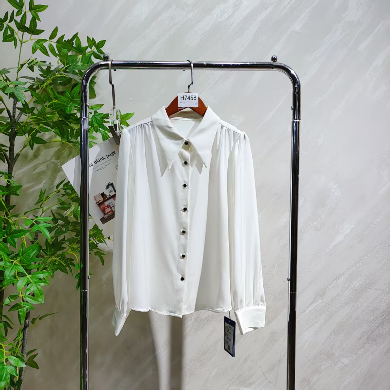 【H7458】 女士气质轻奢百搭衬衣