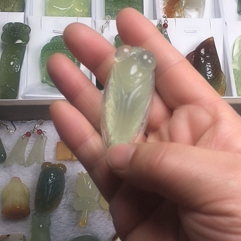岫玉未镶嵌颈饰天然岫玉