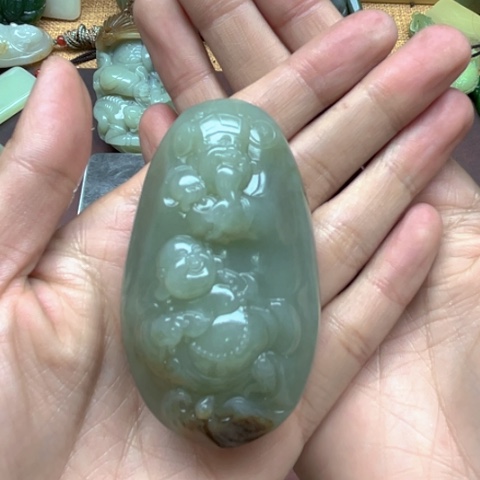 和田玉手把未镶嵌