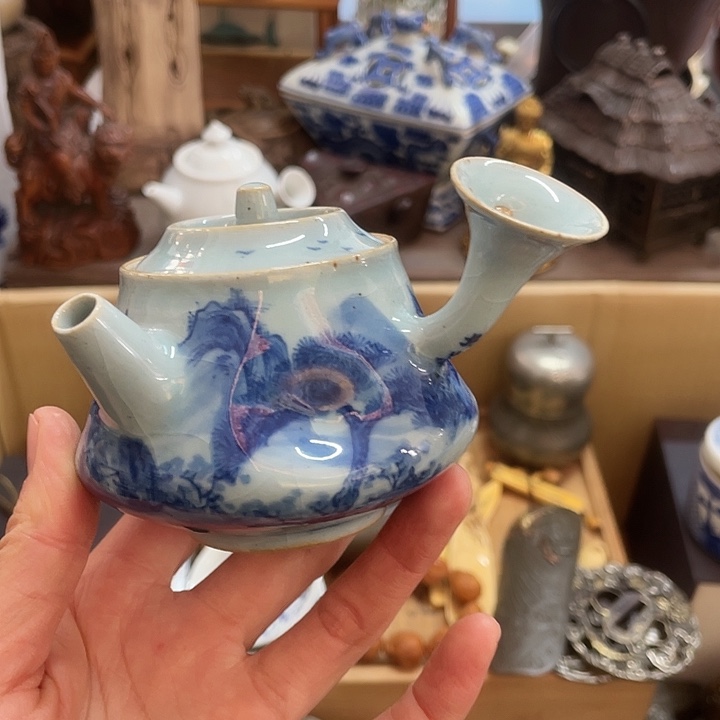 侬***伐瓷中古工艺品摆件