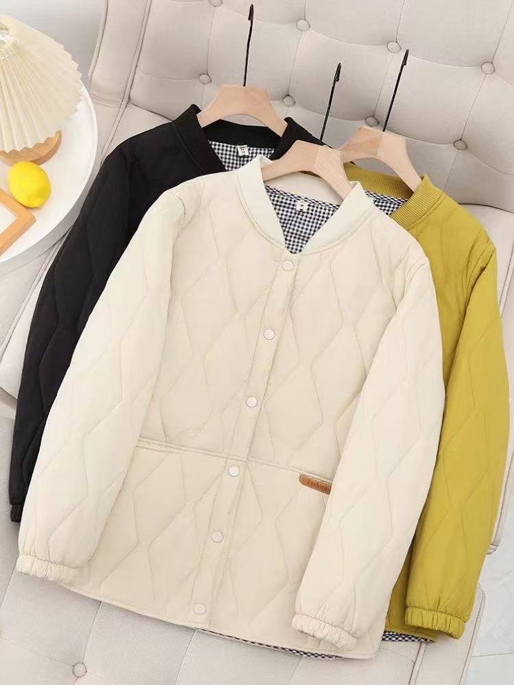 C46（瑕疵处理）女士棒球服棉服外套冬常规款保暖小棉服外套k650