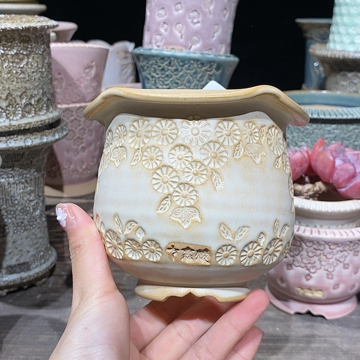 七里烧花盆3-8-287口径8