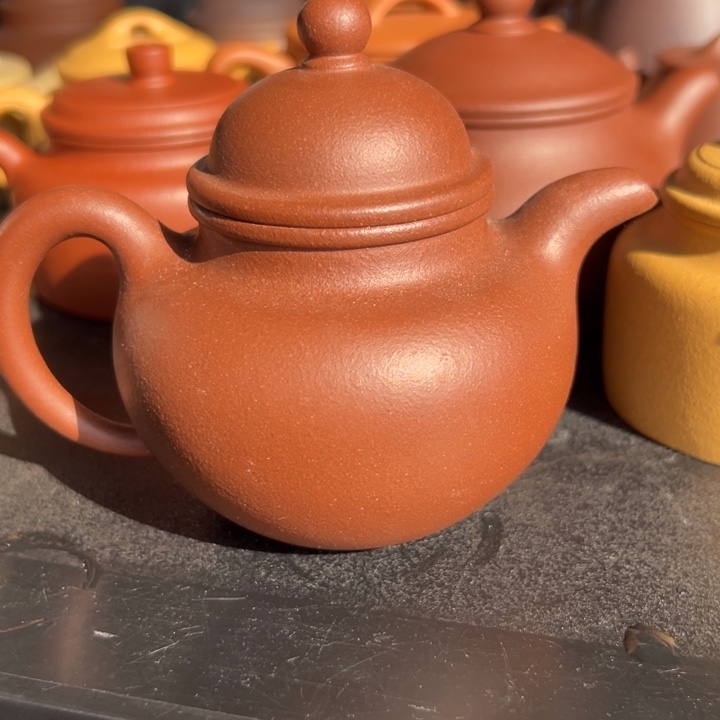 紫砂茶案精工掇球180cc