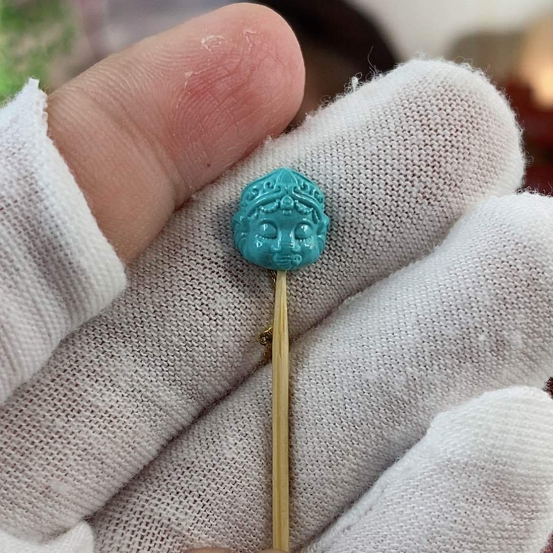 绿松石珠宝奇石未镶嵌