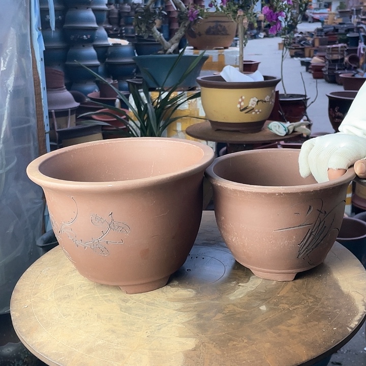 紫砂特价22/19花盆花盆花盆
