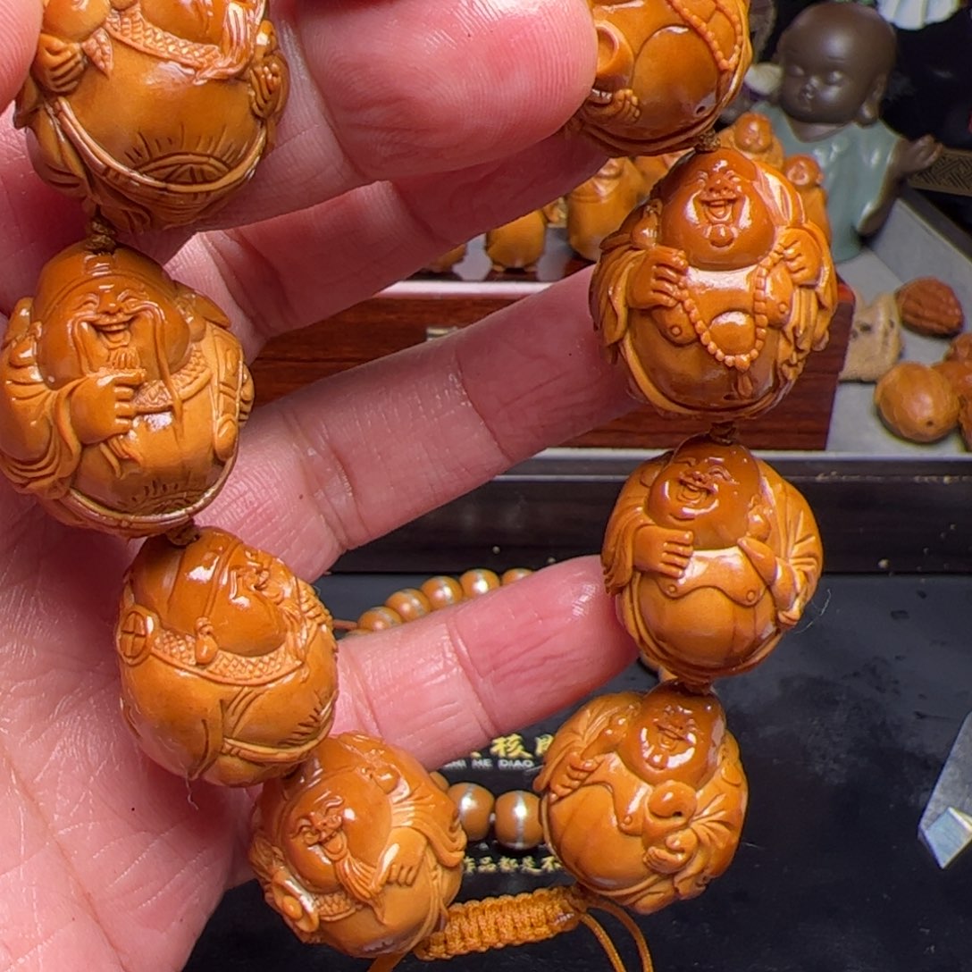 橄榄核手串/手链给客户