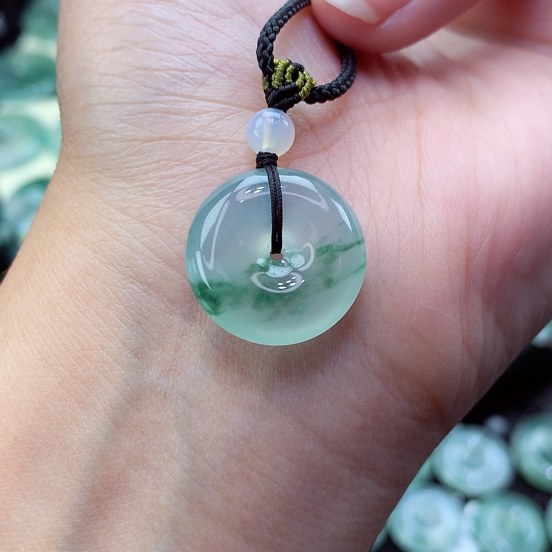 翡翠颈饰未镶嵌31尺寸18.8-5.9