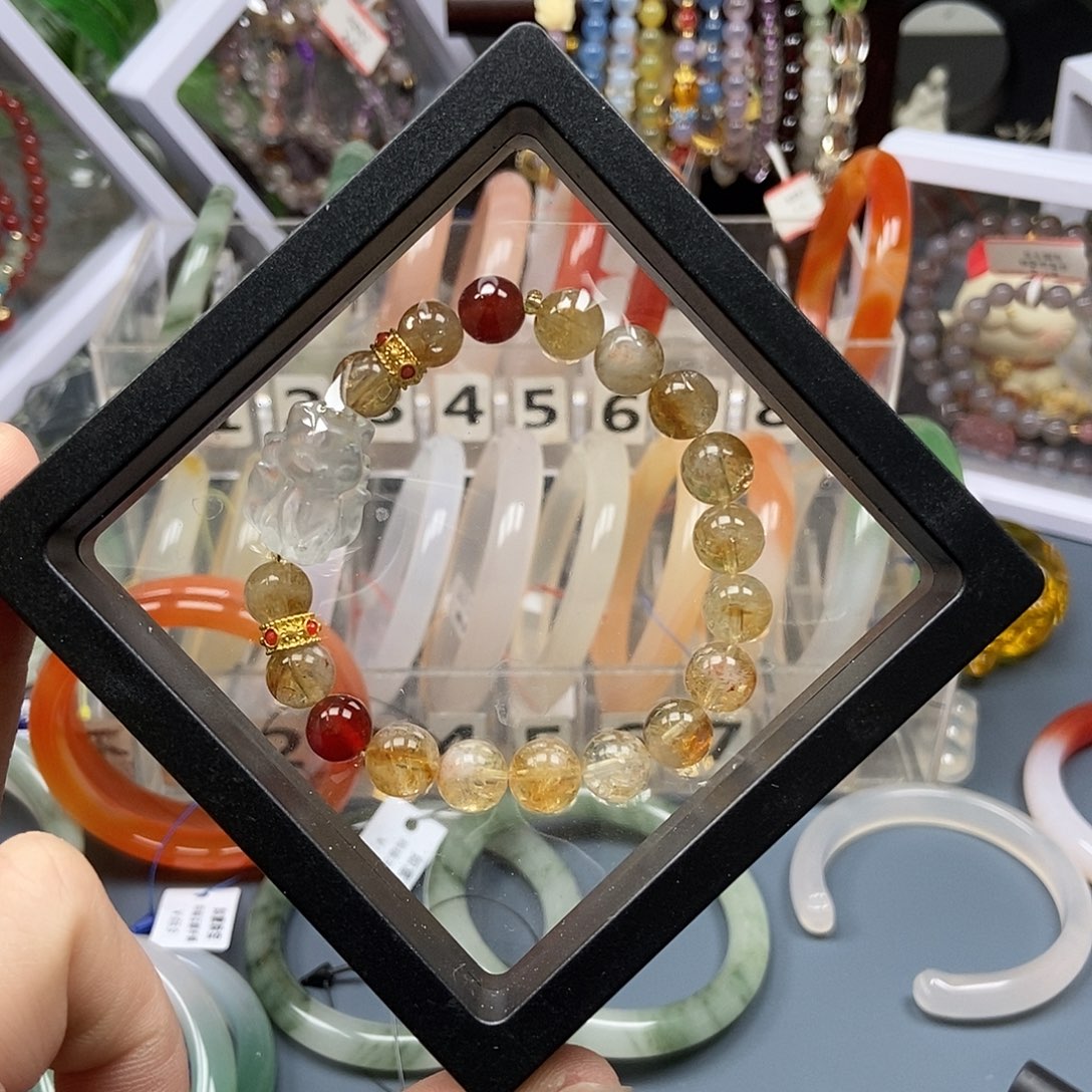 石英质玉手串未镶嵌13