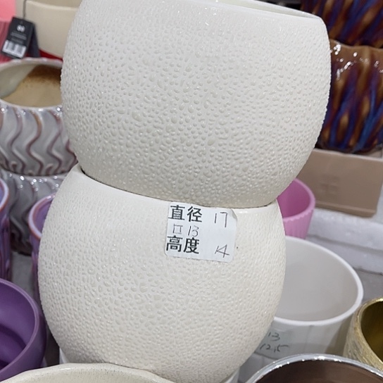 多肉绿植陶瓷花盆9.9包邮，有孔