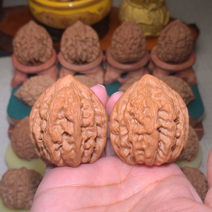 文玩核桃把件大沽石