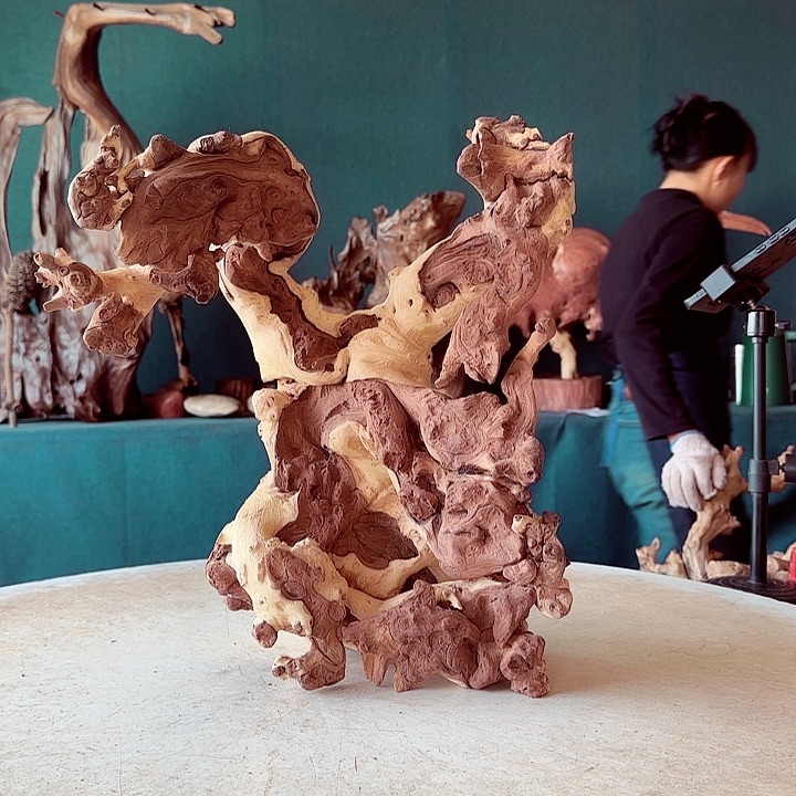 黑果木我**哥621金丝红木羊蹄甲半成品