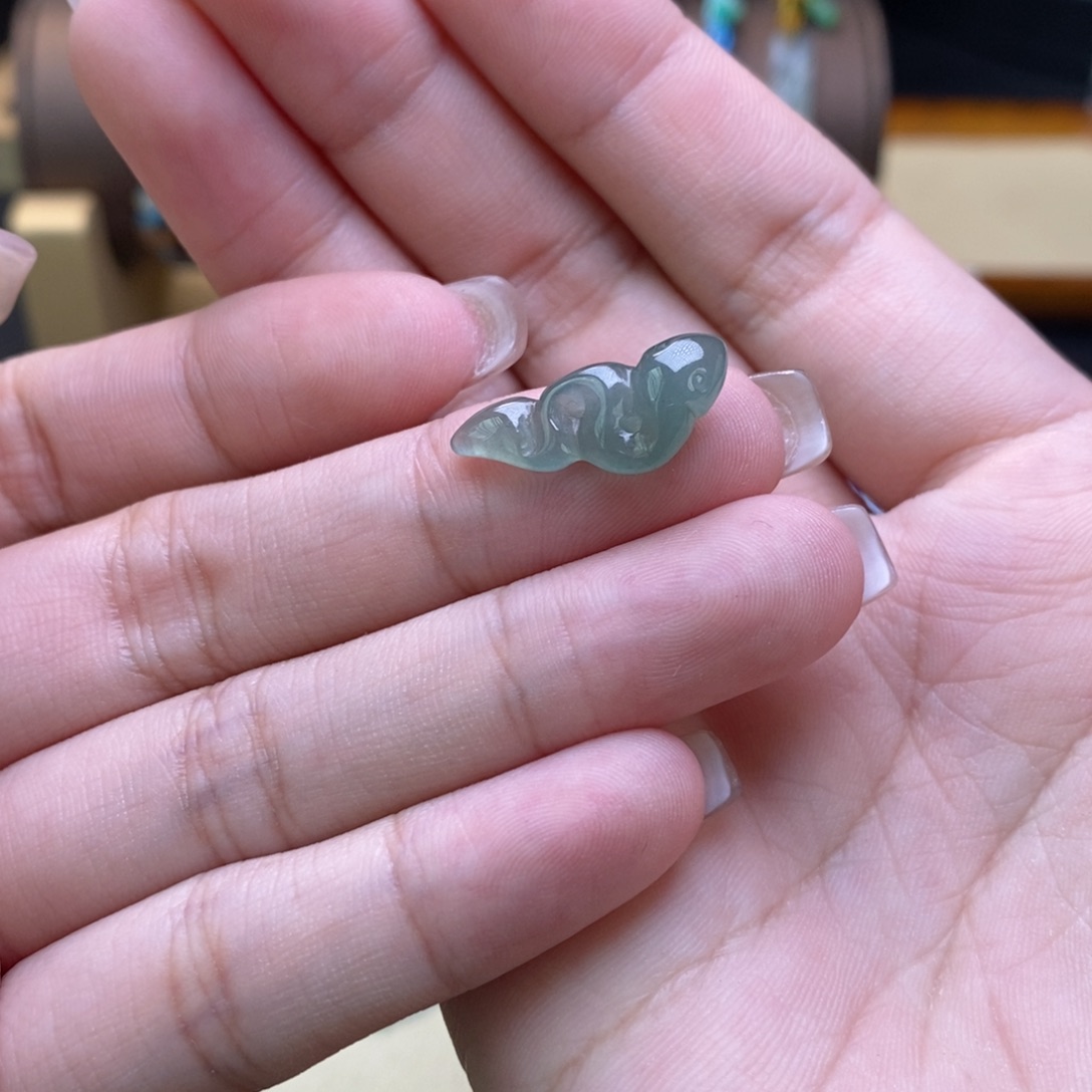 颈饰未镶嵌翡翠13366