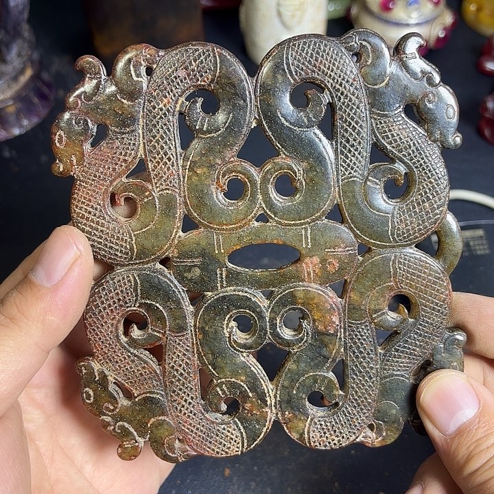 白玉菩提把件一起