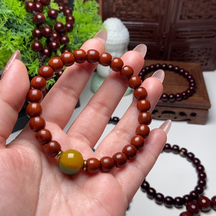 核桃手串/手链克*猴头毕业串