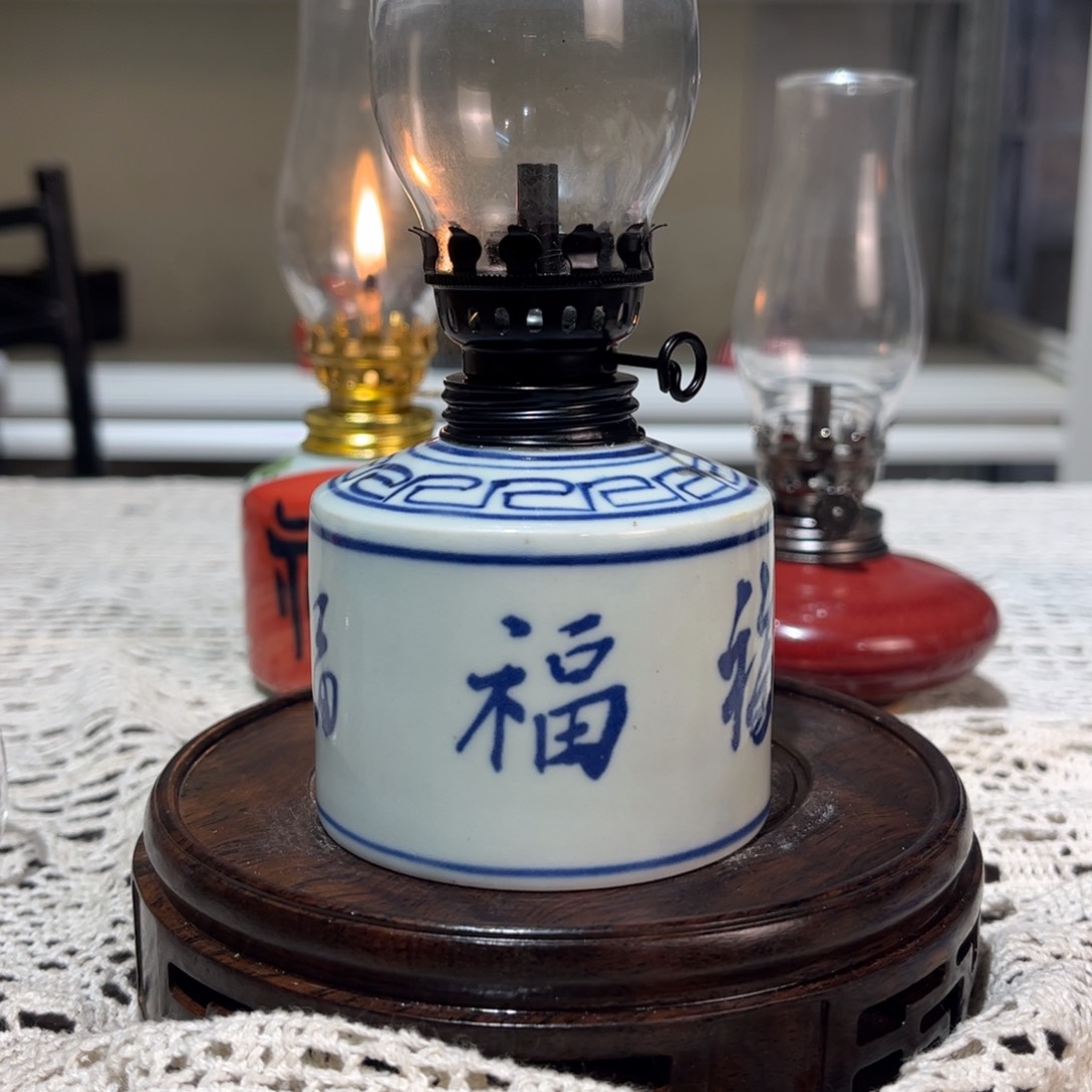 摆件景德镇陶瓷香薰灯