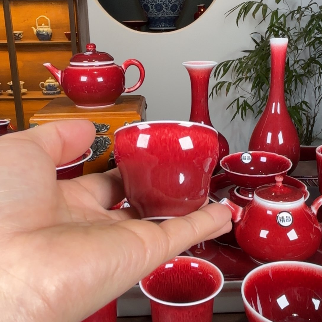 杯景德镇原矿郎红杯