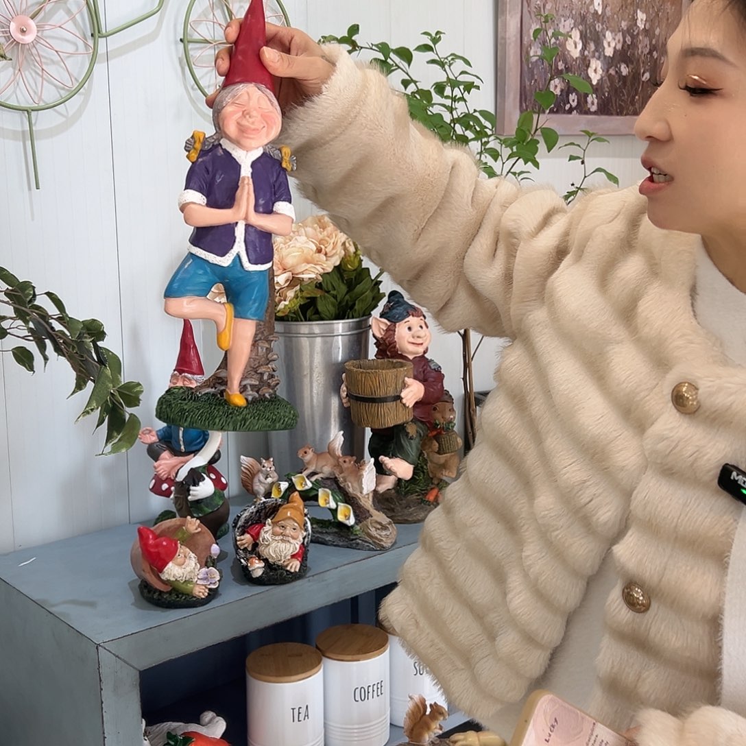 花园摆件红红火火