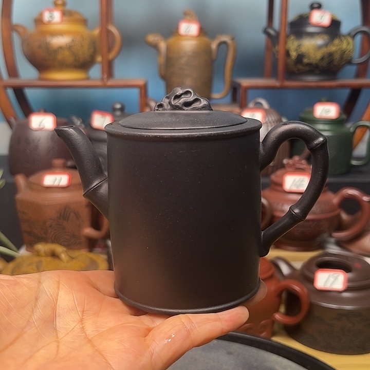 茶壶紫砂微瑕不带证书礼盒200cc