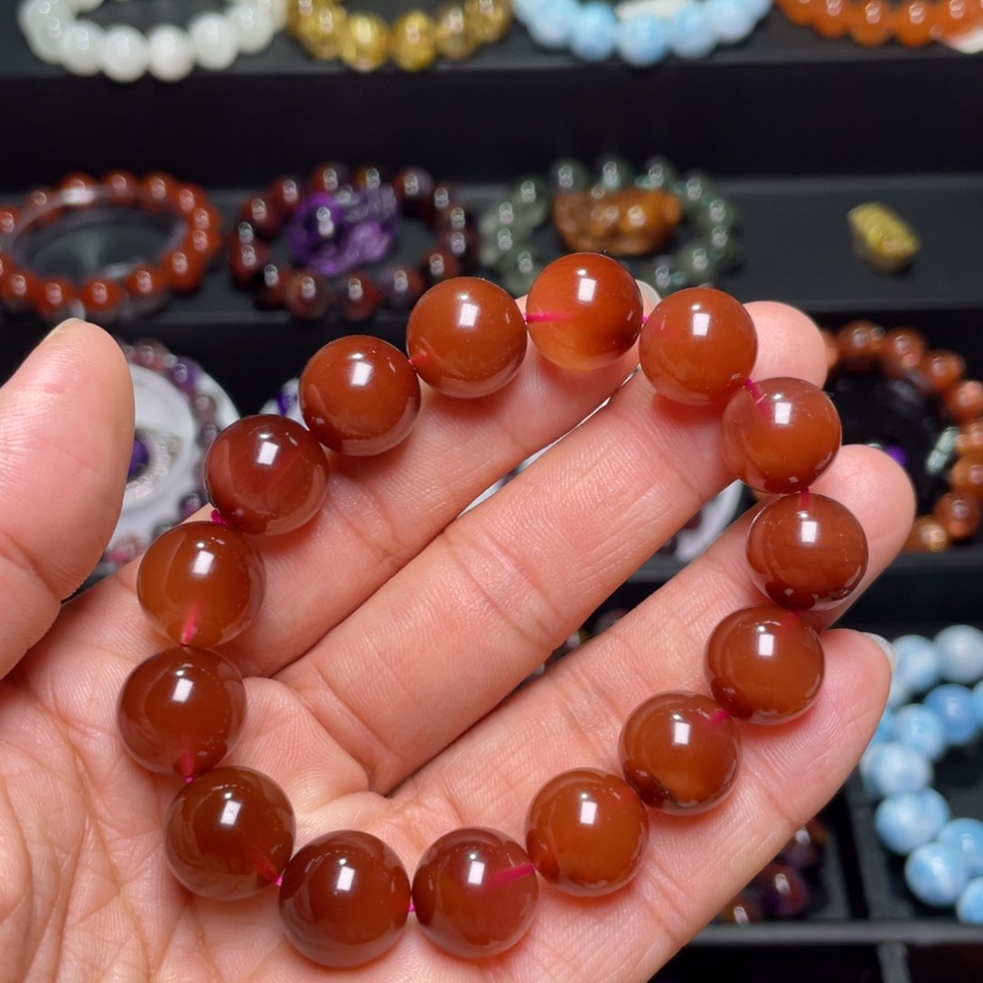 水晶手链未镶嵌兔毛