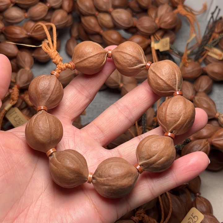 清***·橄榄核手串/手链原生态梅林铁核22*26尺寸