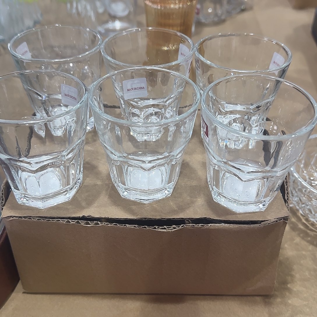 水晶玻璃无盖款直播价12只