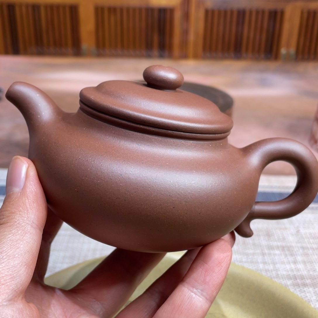 紫砂茶壶鸿*宜兴紫砂原矿紫砂壶