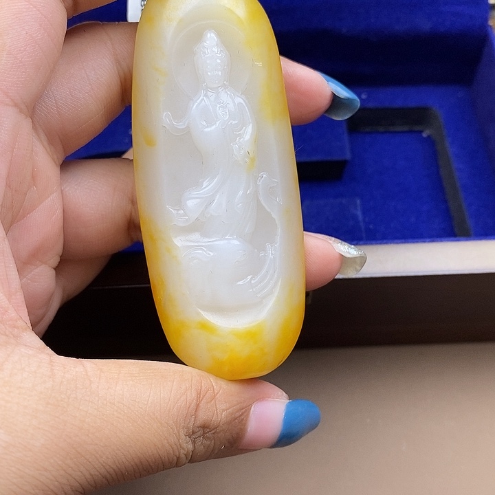 和田玉未镶嵌挂件Z