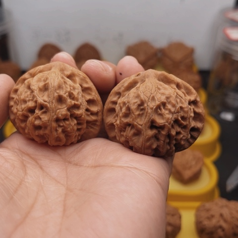 把件文玩核桃@***鹤