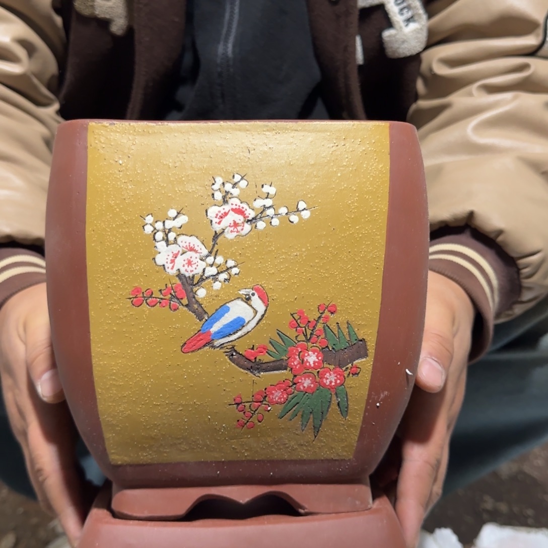 紫砂花盆瑕疵是不需要