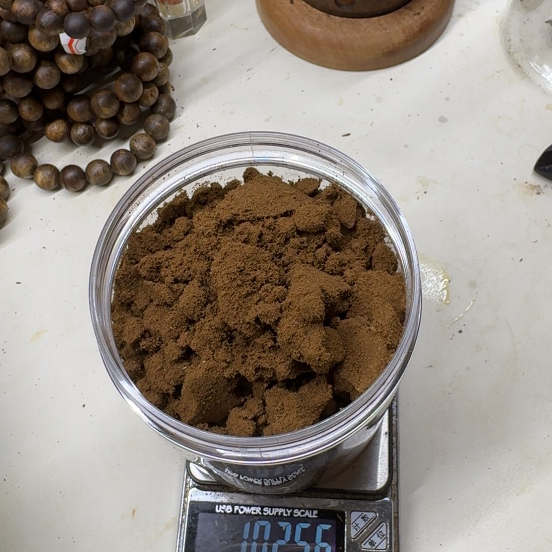 莹***哥香料奇楠沉香陆河粉100克