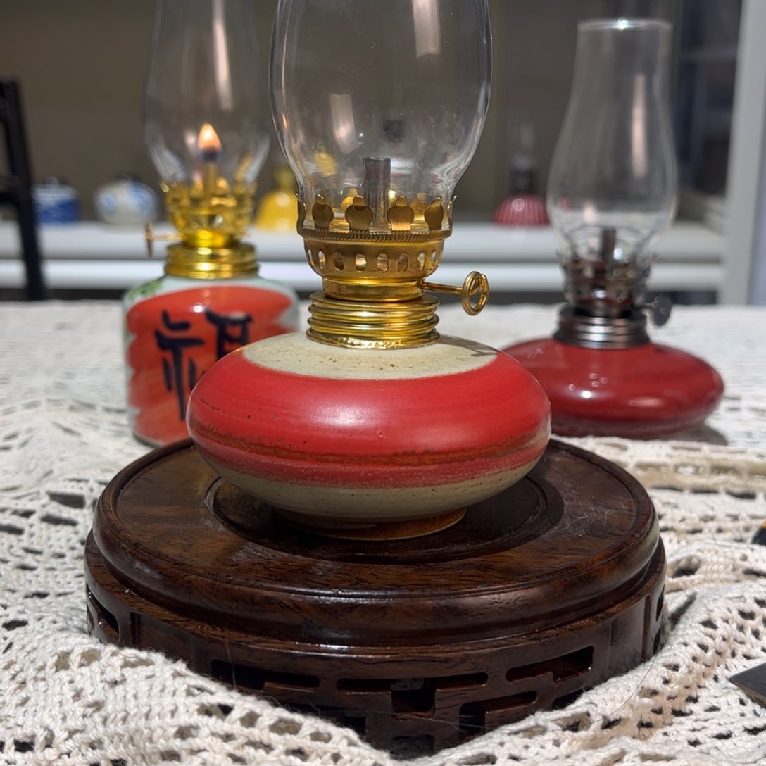 摆件景德镇陶瓷香薰灯