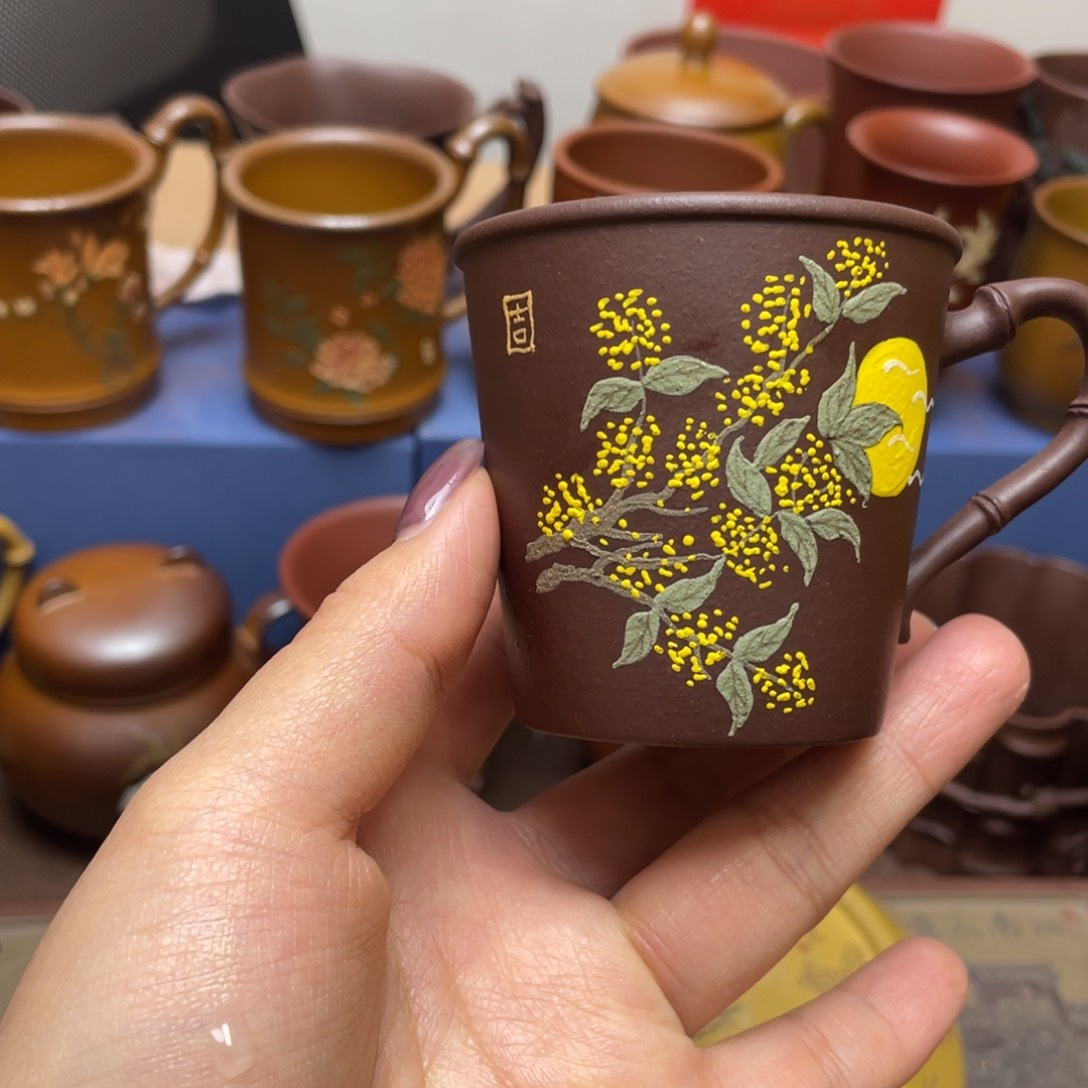 紫砂茶杯紫砂主人杯