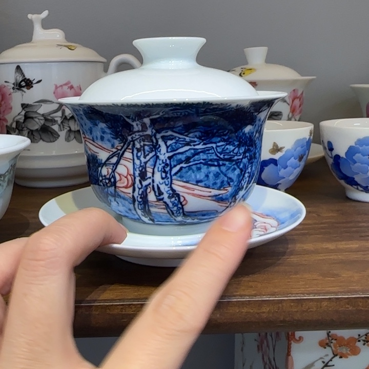 瓷片陶瓷作品 陶瓷手绘