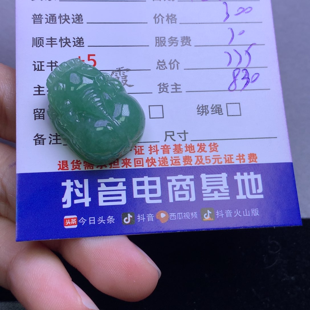 颈饰未镶嵌翡翠一***儿