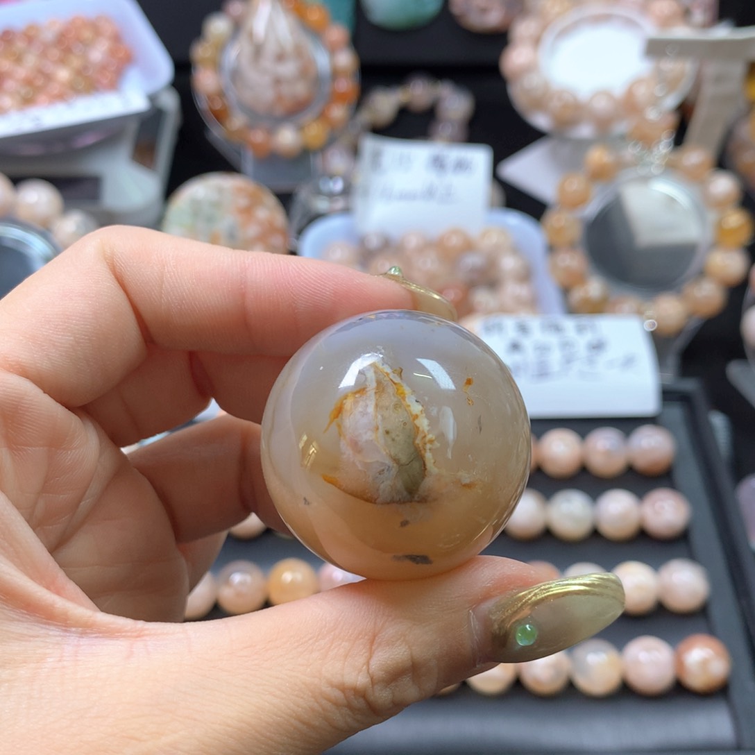 玛瑙/玉髓项圈未镶嵌一帆风顺——直径35.7